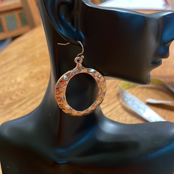 Classic gold tone earrings for pierced ears made in Canada 🇨🇦 - Picture 2 of 5